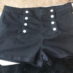 Black shorts